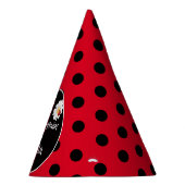 Schattige Polka dot Ladybug Daisy Flower Verjaarda Feesthoedjes (Rechts)