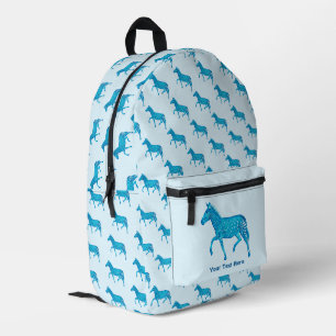 Schattige Polka Dot Zebra Bedrukte Rugzak