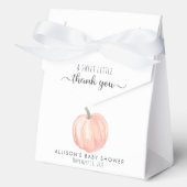 Schattige pompoen Baby shower dank u Bedankdoosjes (Voorkant)