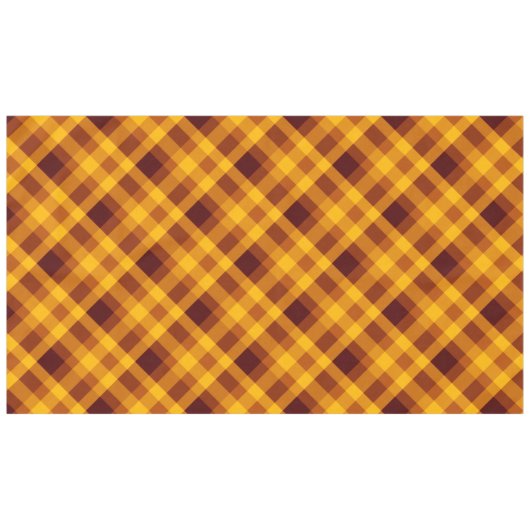 Schattige pompoen Sinaasappel geruite grote tafelk Tafelkleed (Voorkant (Horizontaal))