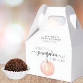 Schattige pompoen Waterverf Baby shower dank u Bedankdoosjes