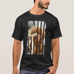 Schattige Poodle Dog Afbeelding Puppy Amerikaanse  T-shirt