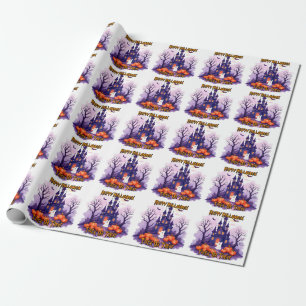 Schattige Populaire Halloween Griezeldossier Cadeaupapier