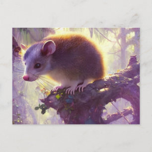 Schattige Possum Ansichtkaart Briefkaart