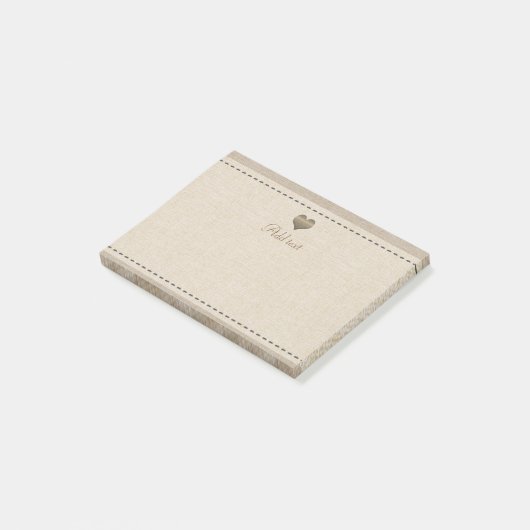 Schattige post het met liefde post-it® notes (Schuin)