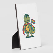 Schattige Pride Dinosaur Vector T-shirt Ontwerp_1 Fotoplaat (Zijkant)