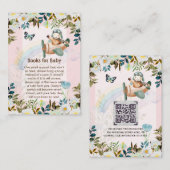 Schattige proefversie van het Baby-gedicht QR-code Informatiekaartje (Voorkant / Achterkant)