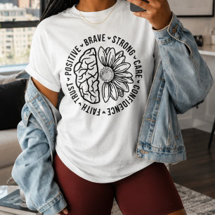 Schattige professional in de geestelijke gezondhei t-shirt