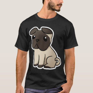 Schattige Pug T-shirt
