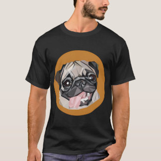 Schattige pug t-shirt