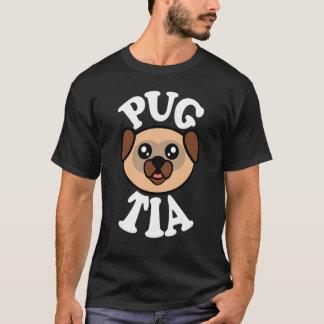 Schattige Pug Tia T-shirt