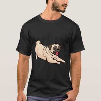 Schattige Pug Vector Klassiek  362 T-shirt