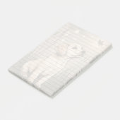 Schattige Puppies 3M Post-it® Notities Notes (Schuin)