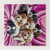 Schattige Puppies Legpuzzel (Horizontaal)