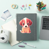 Schattige puppy decoratieve Sticker (iPad Cover)