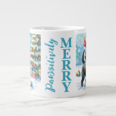 Schattige Puppy Dog Labrador Retriever Christmas Extra Grote Mok (Voorkant)