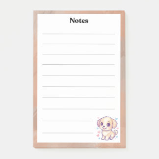 Schattige puppy gevoerd Notitieblok | briefpapier Post-it® Notes