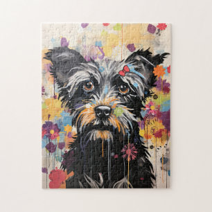 Schattige Puppy Grappige Hond Mixed Media Dier Hui Legpuzzel