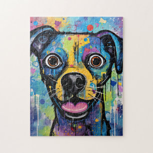 Schattige Puppy Grappige Hond Mixed Media Dier Hui Legpuzzel