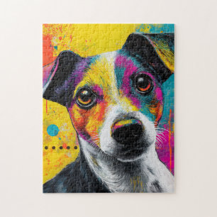 Schattige Puppy Grappige Hond Mixed Media Dier Hui Legpuzzel