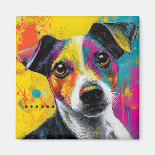 Schattige Puppy Grappige Hond Mixed Media Dier Hui Magneet