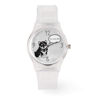 Schattige Puppy Hondenjaar Zodiac Verjaardagsspeec Horloge