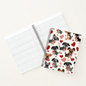 Schattige puppy print Notitieboek (Binnen)