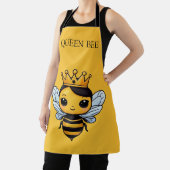 Schattige Queen Bee Personaliseer Schort (Insitu)