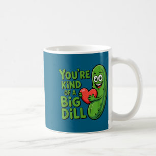 Schattige quote grappige augurk zeggen soort van e koffiemok
