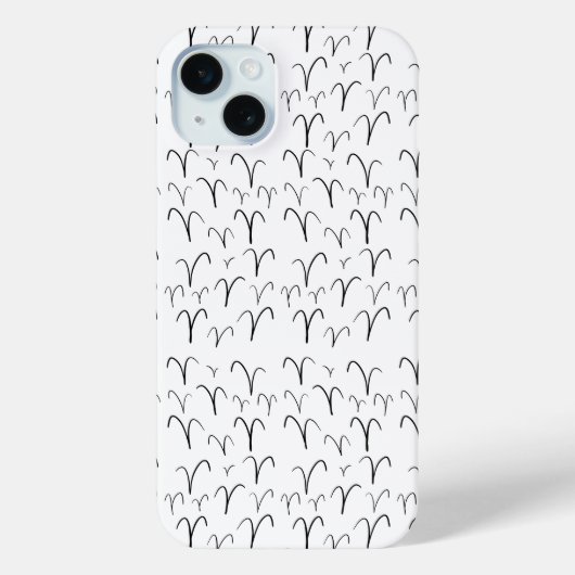 Schattige Ram Patroon Case-Mate iPhone Case (Achterkant)