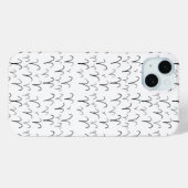 Schattige Ram Patroon Case-Mate iPhone Case (Achterkant (horizontaal))