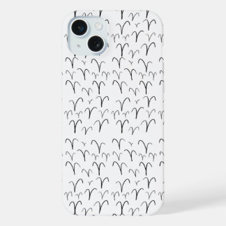 Schattige Ram Patroon iPhone 15 Plus Case