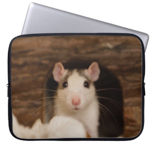 Schattige rat laptop sleeve