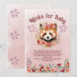 Schattige Red Panda Beer Boeken voor baby Kaart