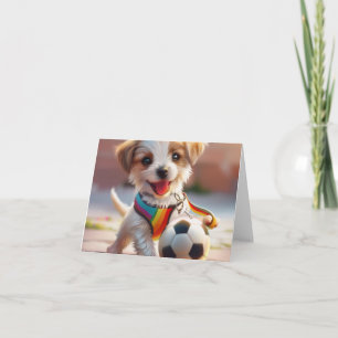 Schattige Regenboog Puppies Digitale Kunst Kaart