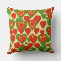 Schattige Reggae Mini Hearts Pattern Kussen