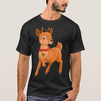 Schattige rendierziekte t-shirt