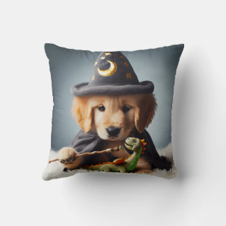 Schattige Retriever Wizard Pillow Kussen