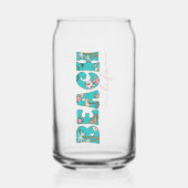 Schattige Retro Beach Life Blikvorm Glas (Voorkant)