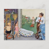 schattige retro  elke dag briefkaart (Voorkant)