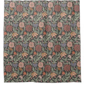 Schattige Retro Flowers Douchegordijn (Voorkant)