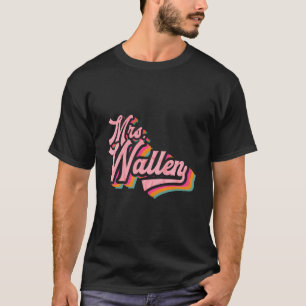 Schattige Retro Grappig Vrouw Roze Naam Toekomst T-shirt