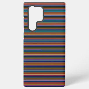 Schattige retro kleurrijke strepen samsung galaxy hoesje