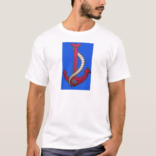 schattige Retro marine Achor.jpg T-shirt