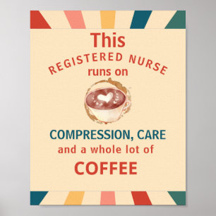 Schattige Retro Moderne Muur Kunst Poster