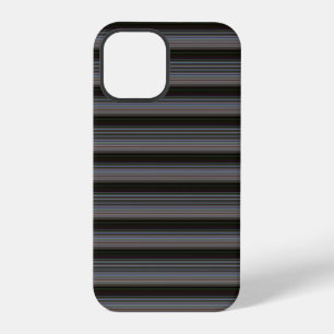 Schattige retro moderne strepen iPhone 12 pro hoesje