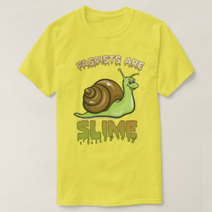 Schattige Retro Slak - Fascisten zijn Slijm T-shirt