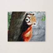 schattige rode hond legpuzzel (Horizontaal)