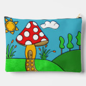 schattige rode paddenstoel etui (Achterkant)