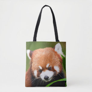 Schattige Rode Panda Draagtas